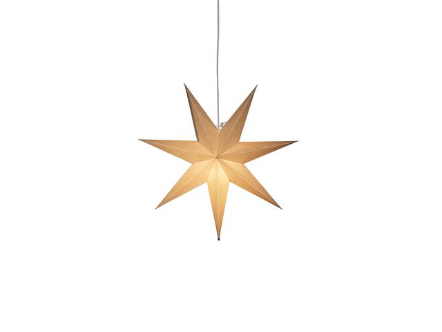 Pappersstjärna Star 60cm greige
