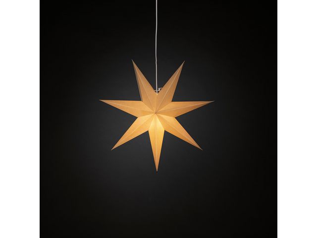 Pappersstjärna Star 60cm beige