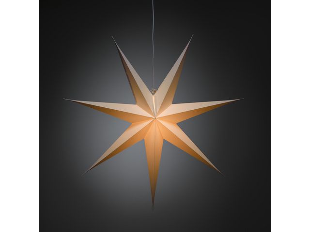 Pappersstjärna Star 78cm vit