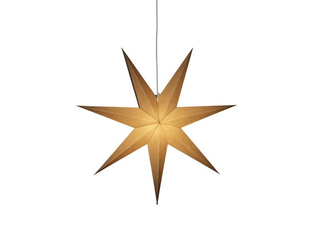 Pappersstjärna Star 78cm vit