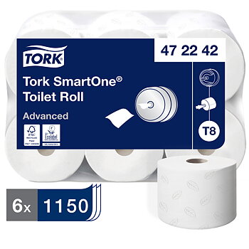 Toalettpapper T8 SmartOne 6/fp