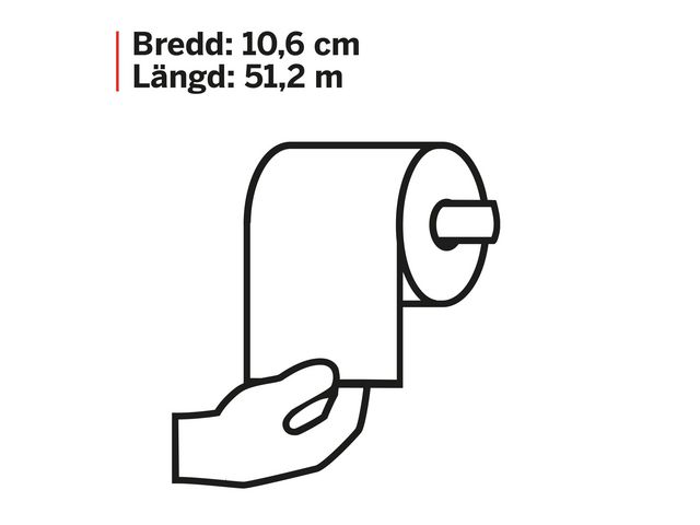 Toalettpapper Katrin Basic Toilet 360 42 st/bal
