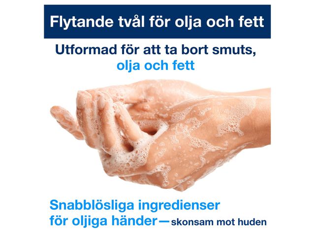 Flytande tvål Olje- och fettlösande Tork S4 1 liter