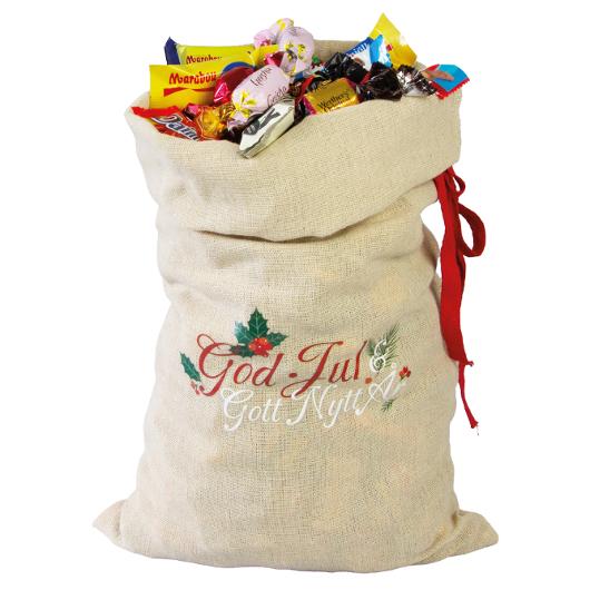 Godis Julsäck julmotiv inslaget 1,8kg