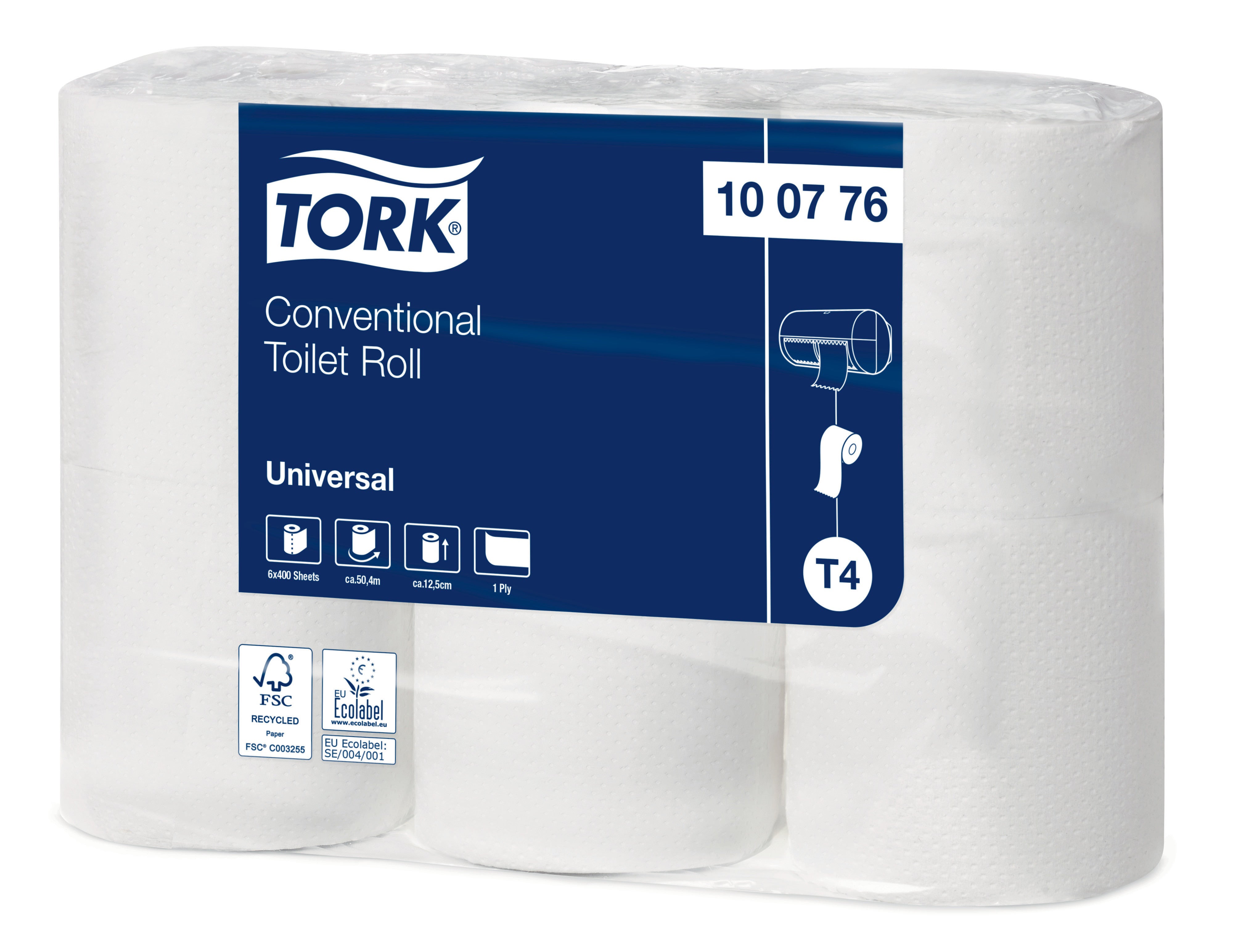Toalettpapper Universal T4 6 rullar