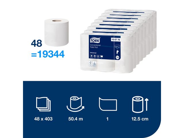 Toalettpapper Universal T4 6 rullar