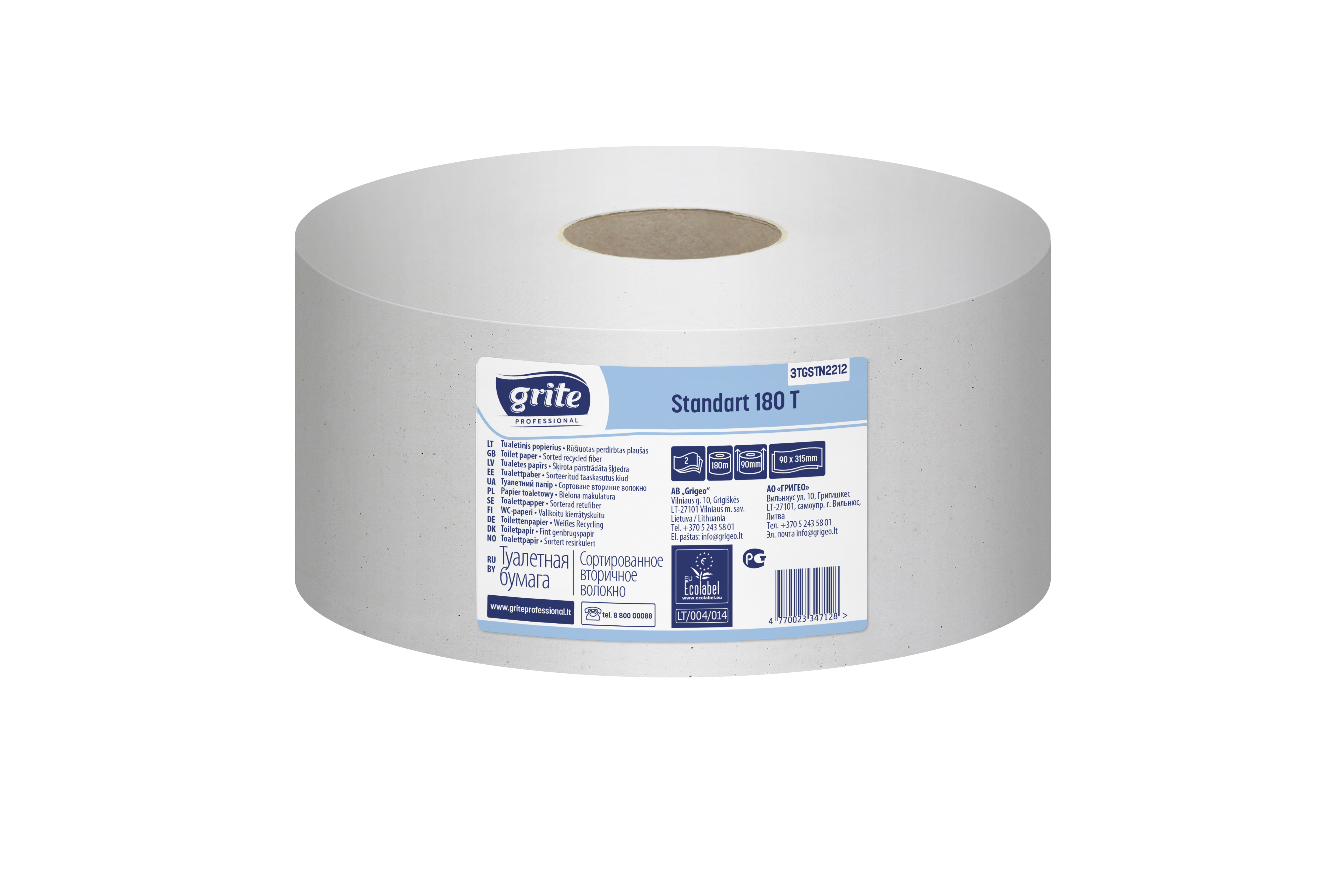 Toalettp Mini Jumbo Sta 180m
