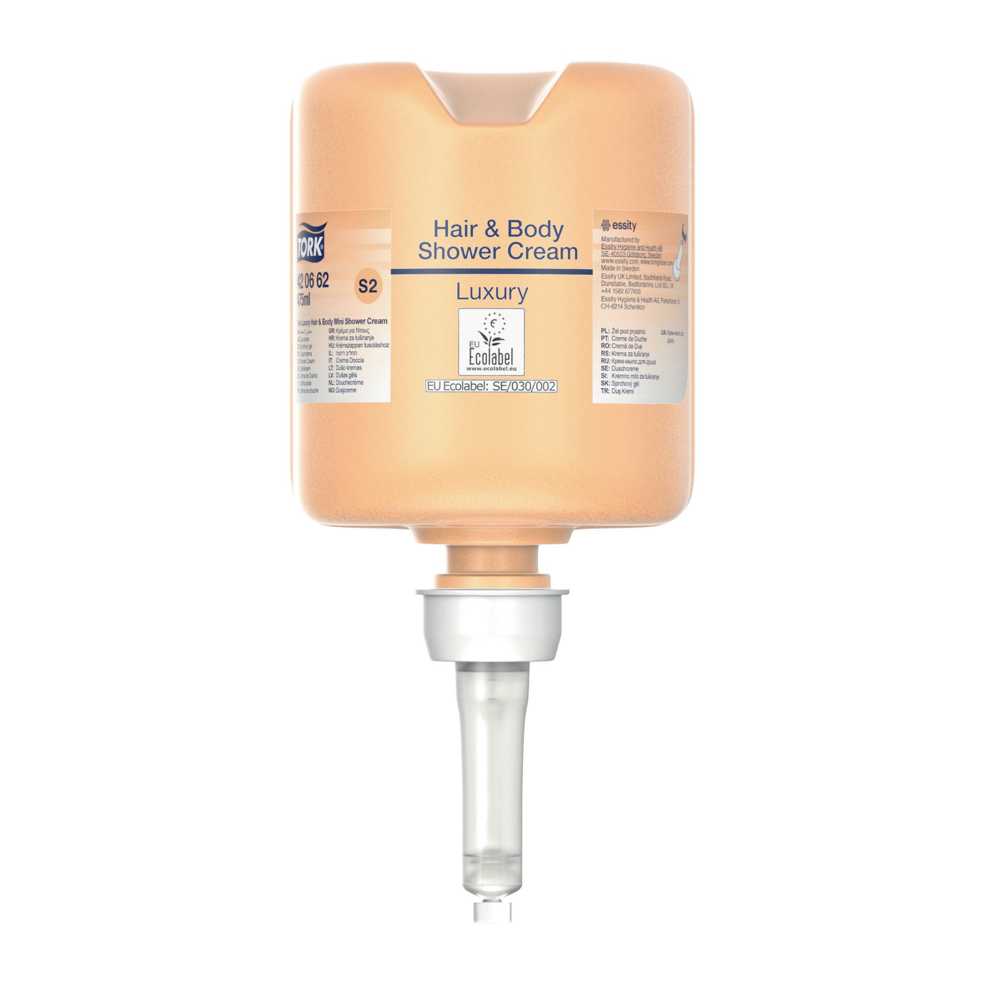 Duschcreme Tork Mini Luxury 3-i-1 Hair & Body S2 475 ml