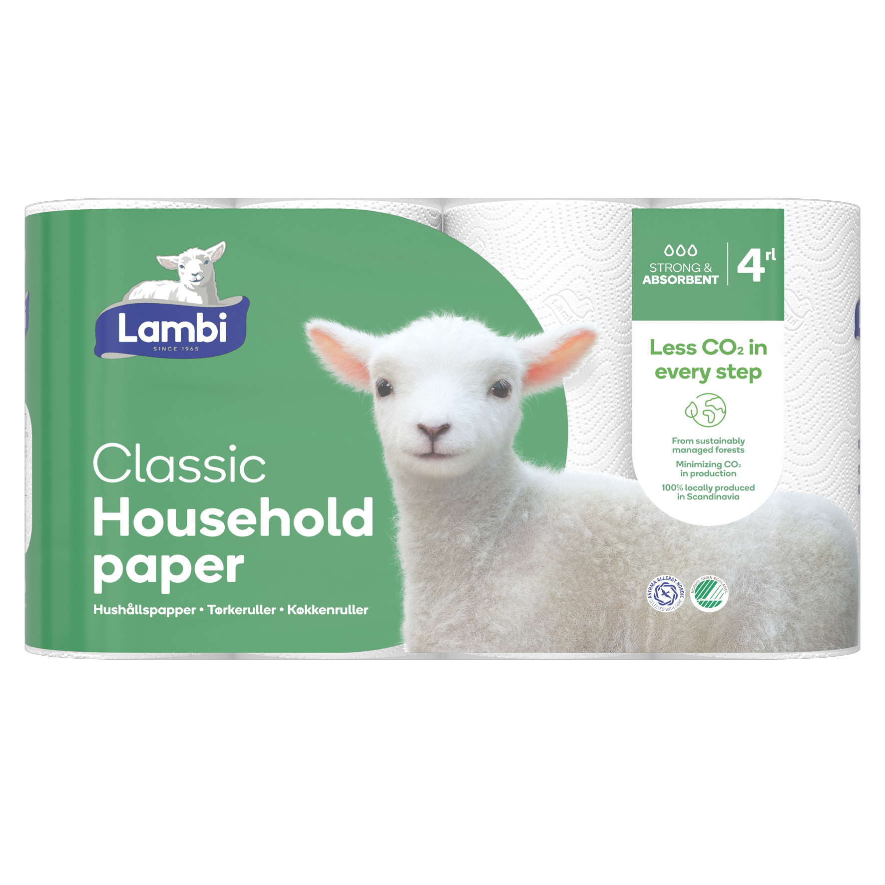 Köksrullar Lambi hushållspapper BAL - 5 x 4 st/fp