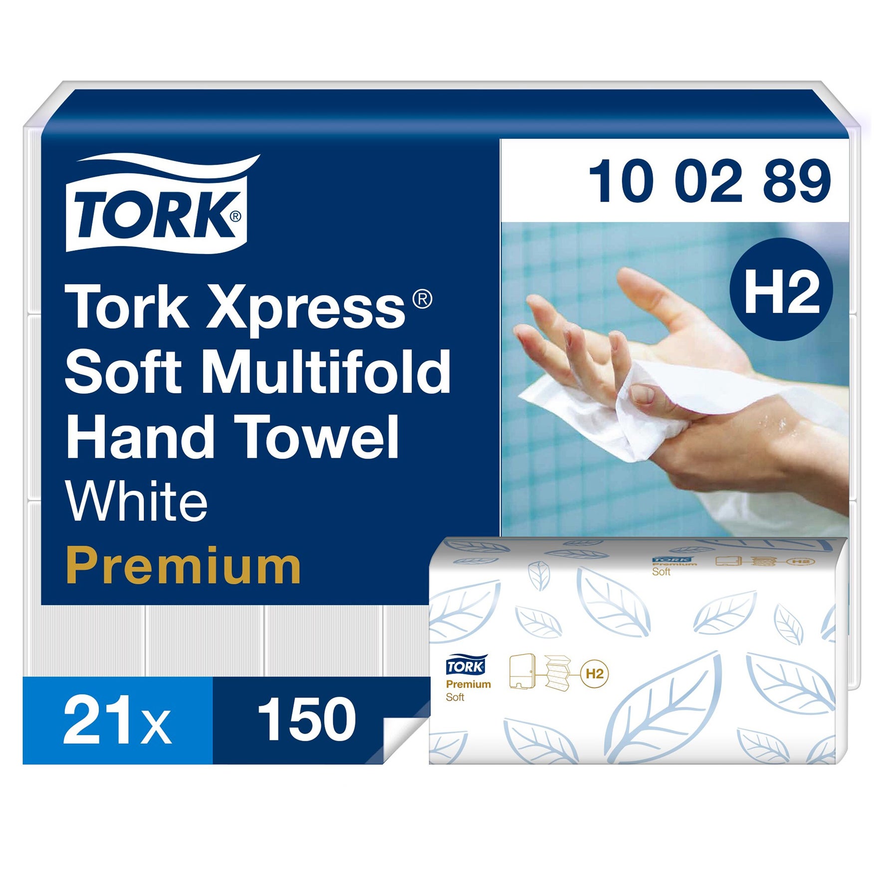 Handduk Tork Xpress® Mjuk Multifold H2 3150/krt