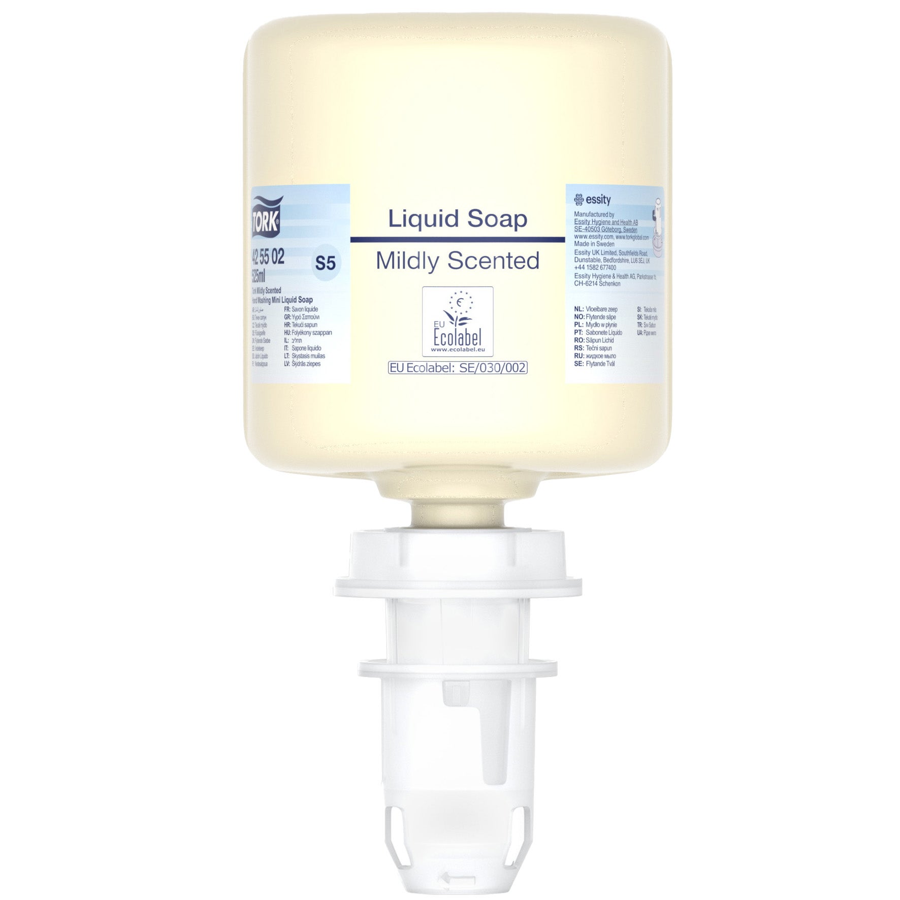 Handtvätt/flytande tvål Tork Mini Milt parfymerad S5 525 ml