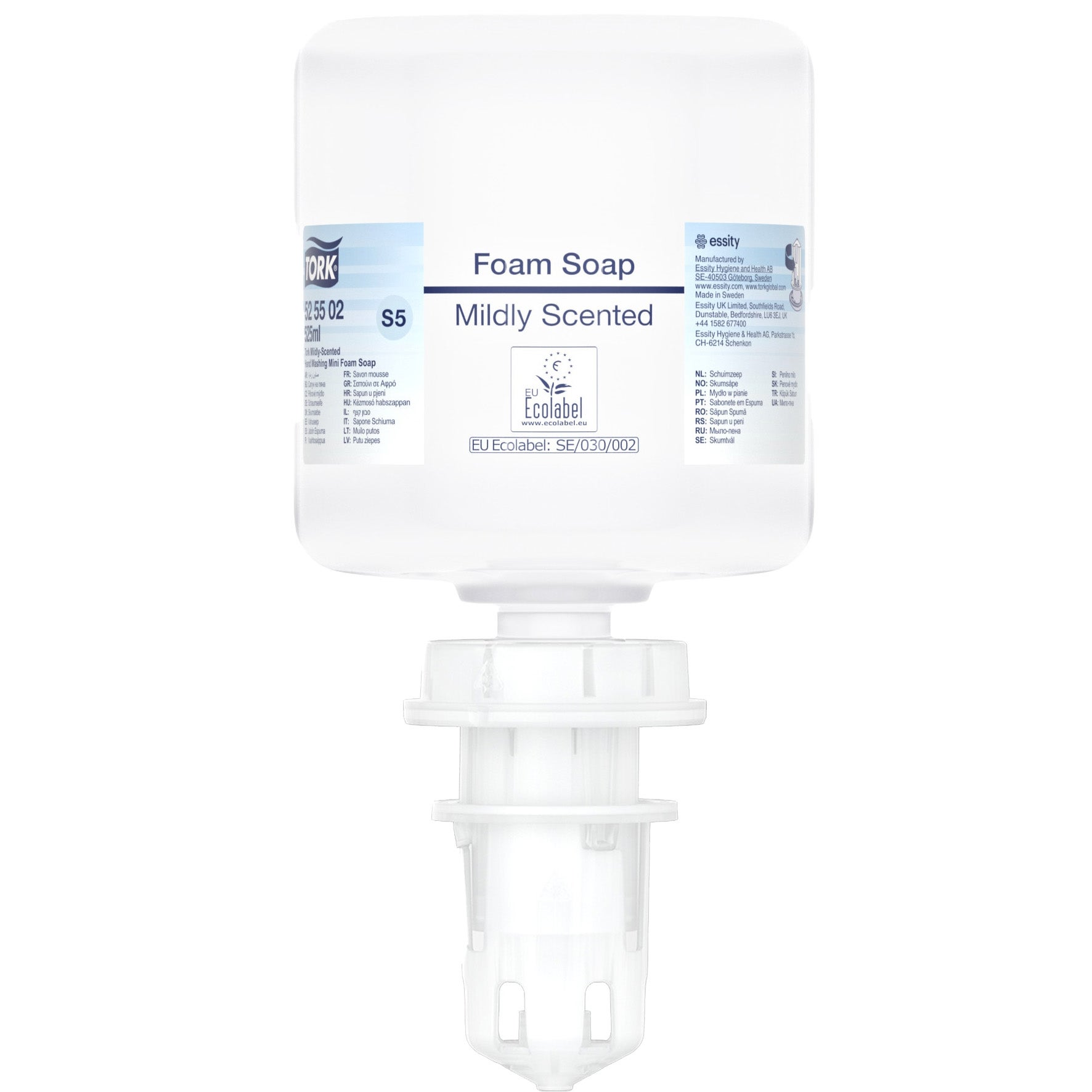 Handtvätt/skumtvål Tork Mini Milt Parfymerad S5 525 ml