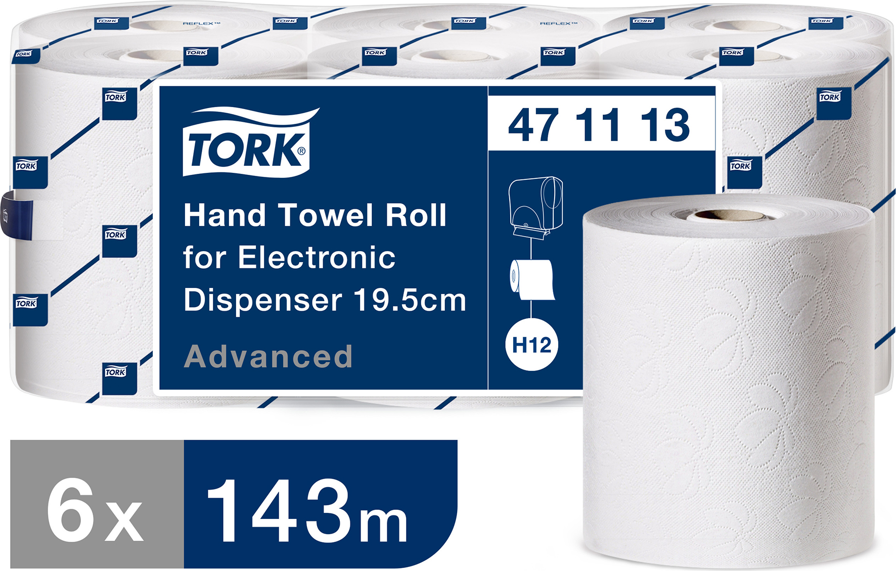 Torkrulle H12 Adv 6/fp Vit
