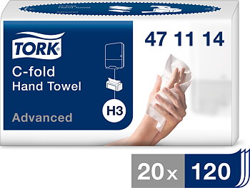 Handduk H3 C-fold Adv 2400/fp