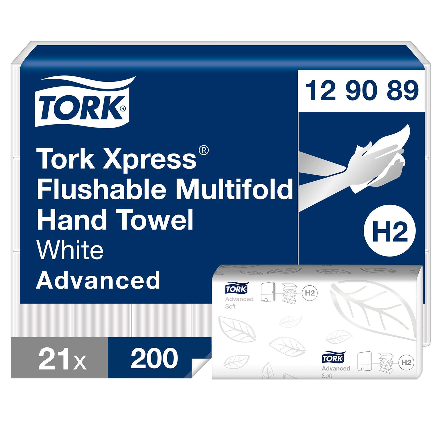 Handduk Tork Xpress® Mjuk Multifold spolbar H2 4200/krt