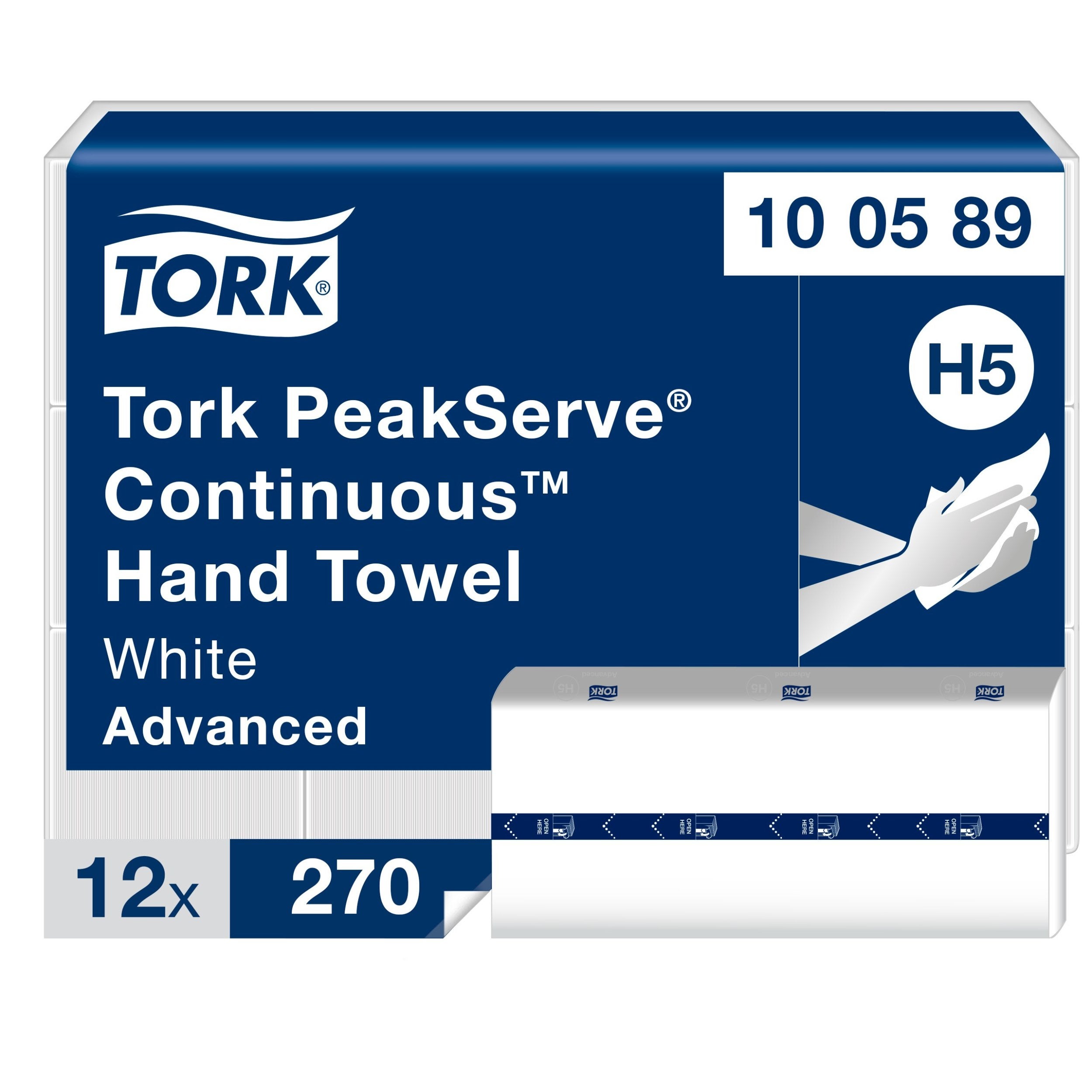 Pappershandduk Tork PeakServe® Continuous™ H5 3240/krt