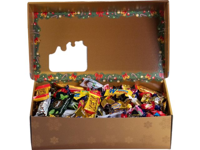 Godis Guldbox stor inslaget mix 2,2kg