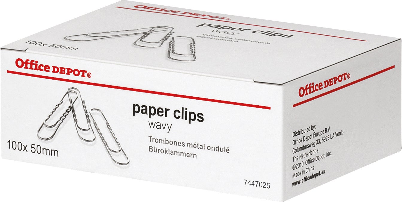 Metallgem Office Depot 50 mm Wavy 100 st/fp