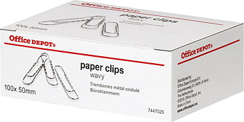 Metallgem Office Depot 50 mm Wavy 100 st/fp
