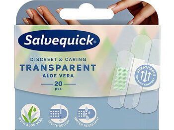 Plåster SALVEQUICK Aloe vera 20/fp