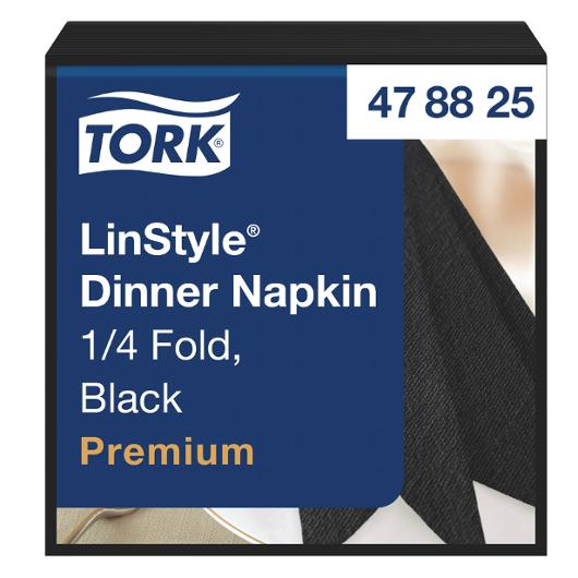 Servett TORK LinStyle Middag svart 50/fp