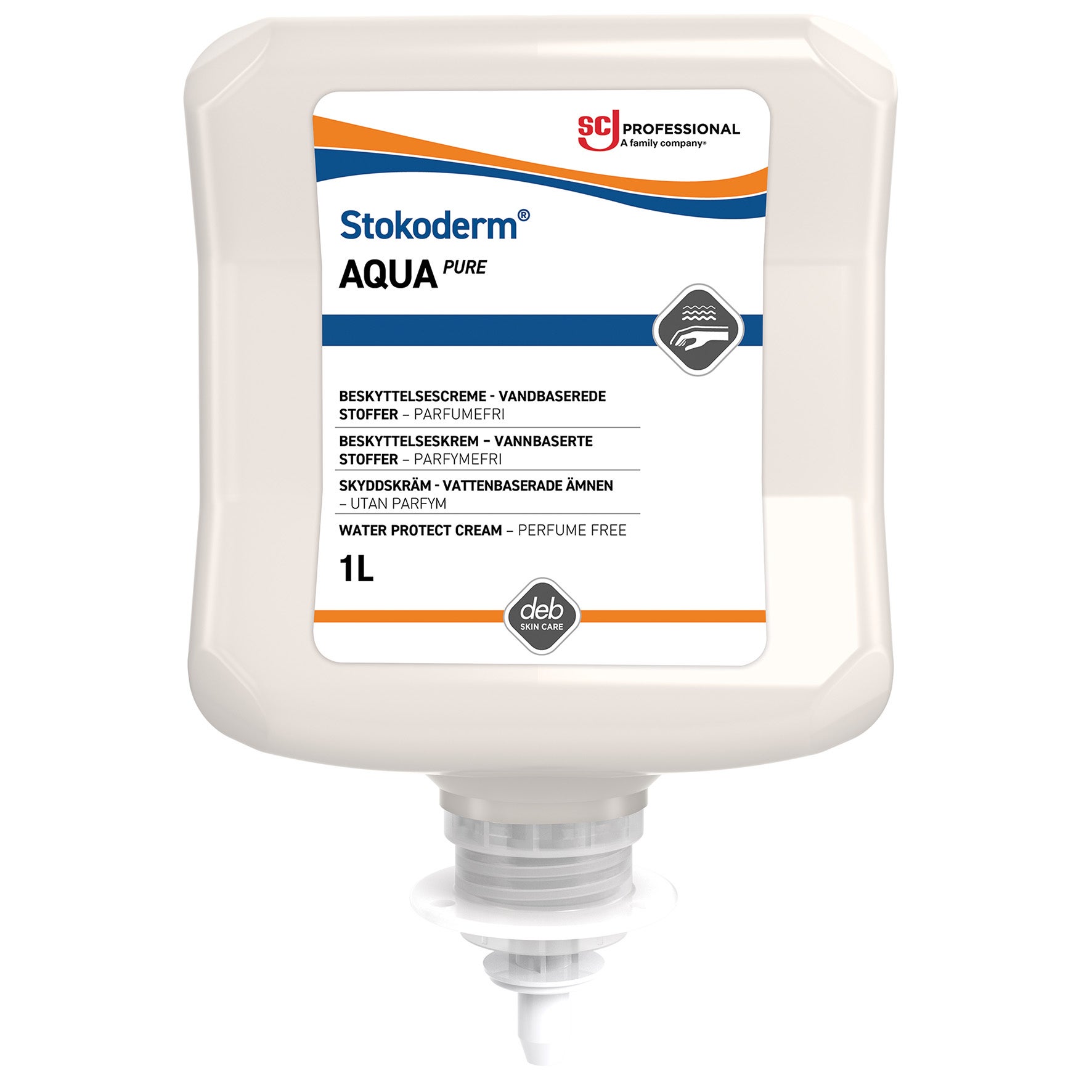 Hudskyddskräm Aqua PURE 1 liter