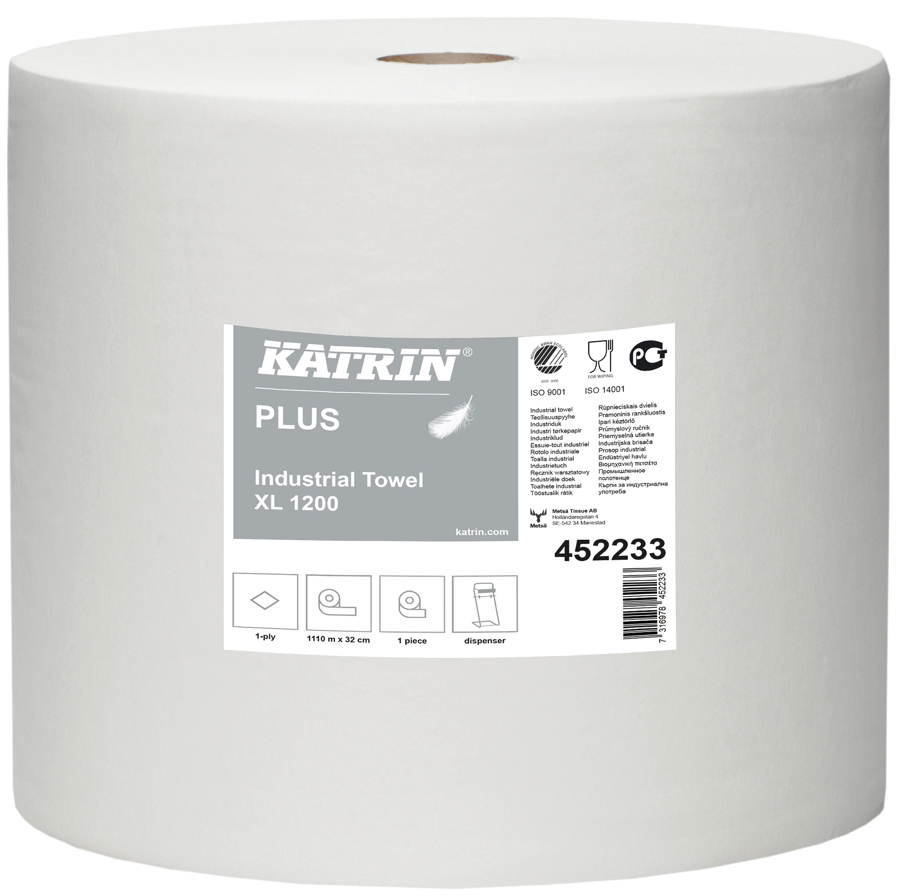 Torkrulle Katrin Plus Industrial Towel XL 1200