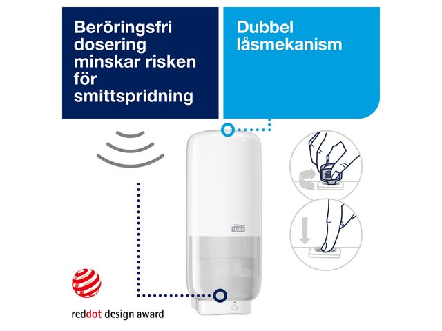 Dispenser Tork S4 sensor vit