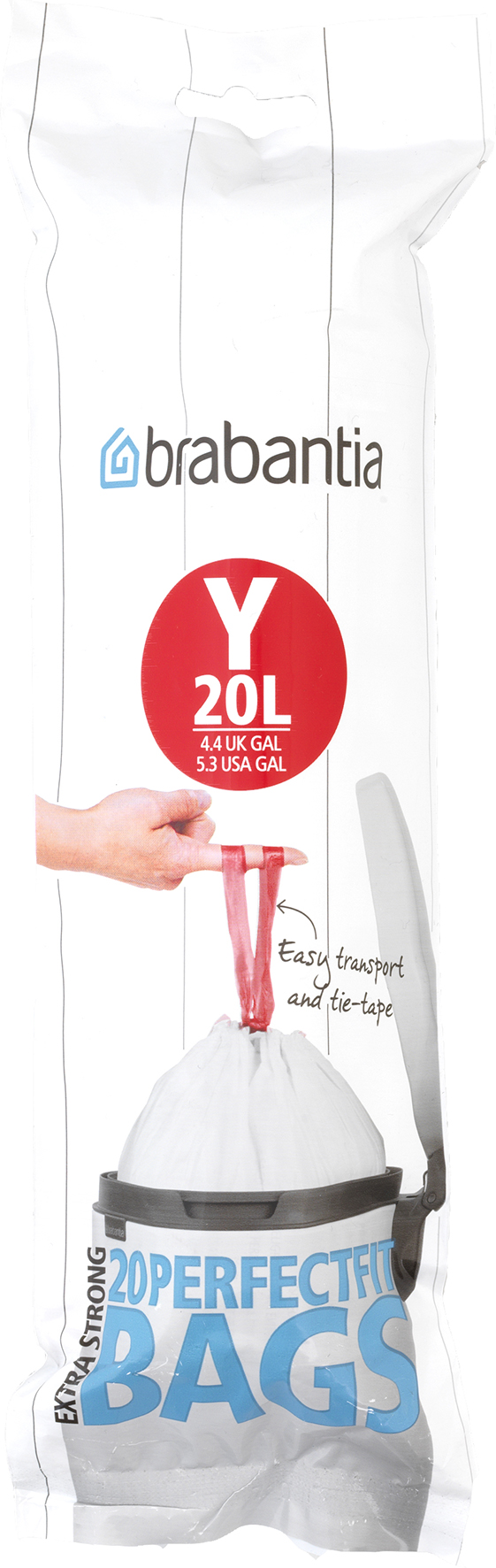 Avfallspåse Y PerfectFit 20 L