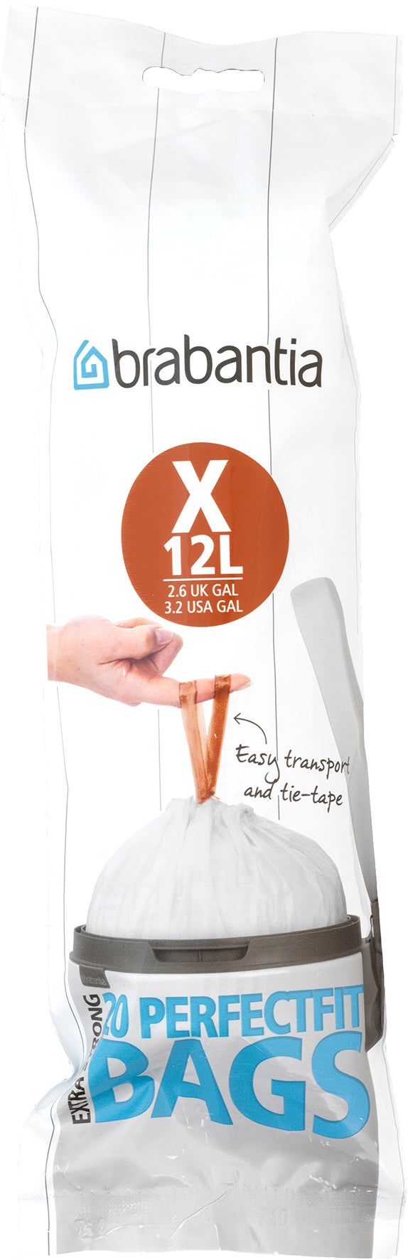 Avfallspåse PerfectFit X 12L 20st/fp