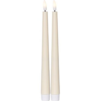 Antikljus STAR T LED Candy 26cm gul 2/fp