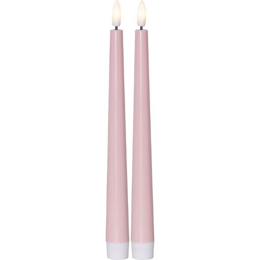 Antikljus STAR T LED Candy 26cmrosa 2/fp
