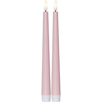 Antikljus STAR T LED Candy 26cmrosa 2/fp