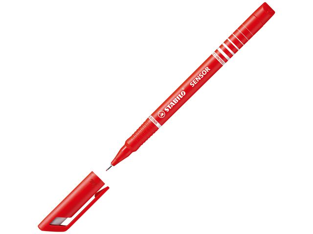 Fineliner STABILO Sensor 0,3mm r&ouml;d