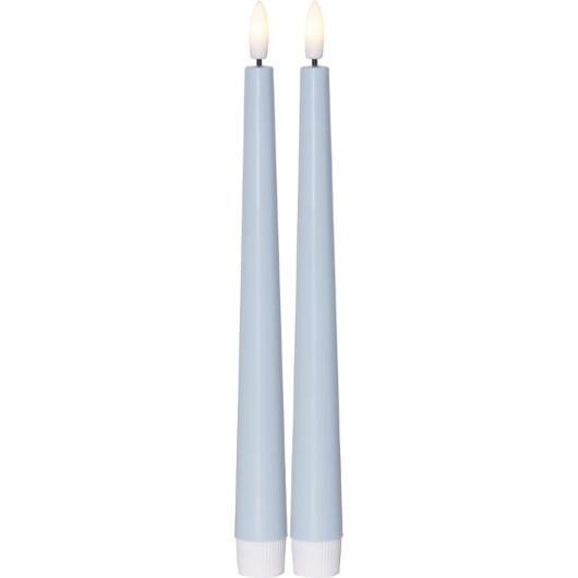 Antikljus STAR T LED Candy 26cm blå 2/fp