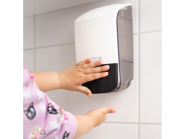 Dispenser tvål 500 ml svart Katrin
