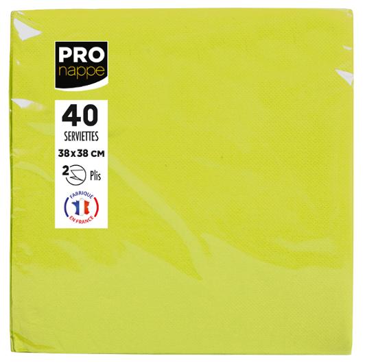 Servett PRONAPPE 38x38cm kiwi 40/fp