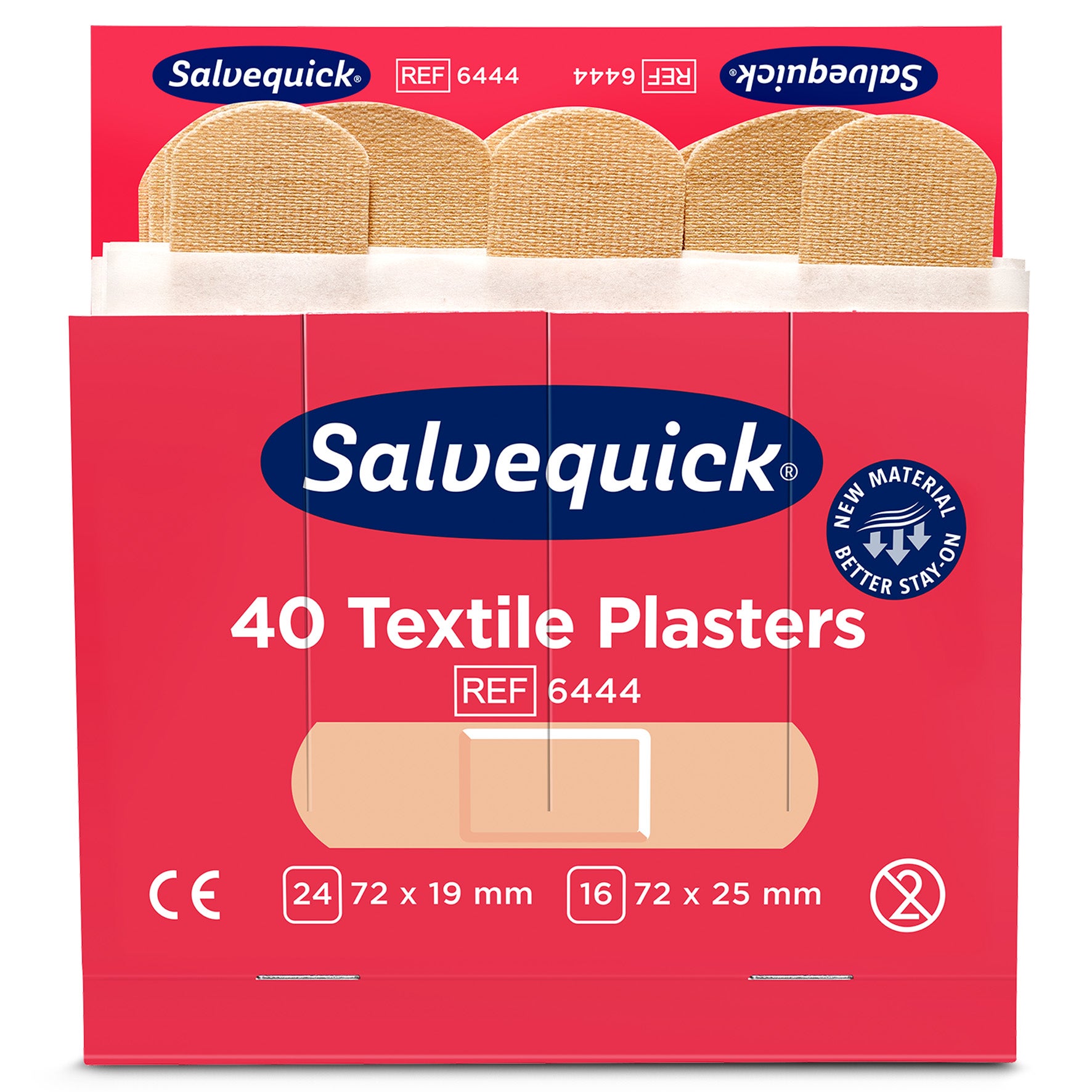 Plåsterrefill Textilplåster 6444 6 x 40 st/fp