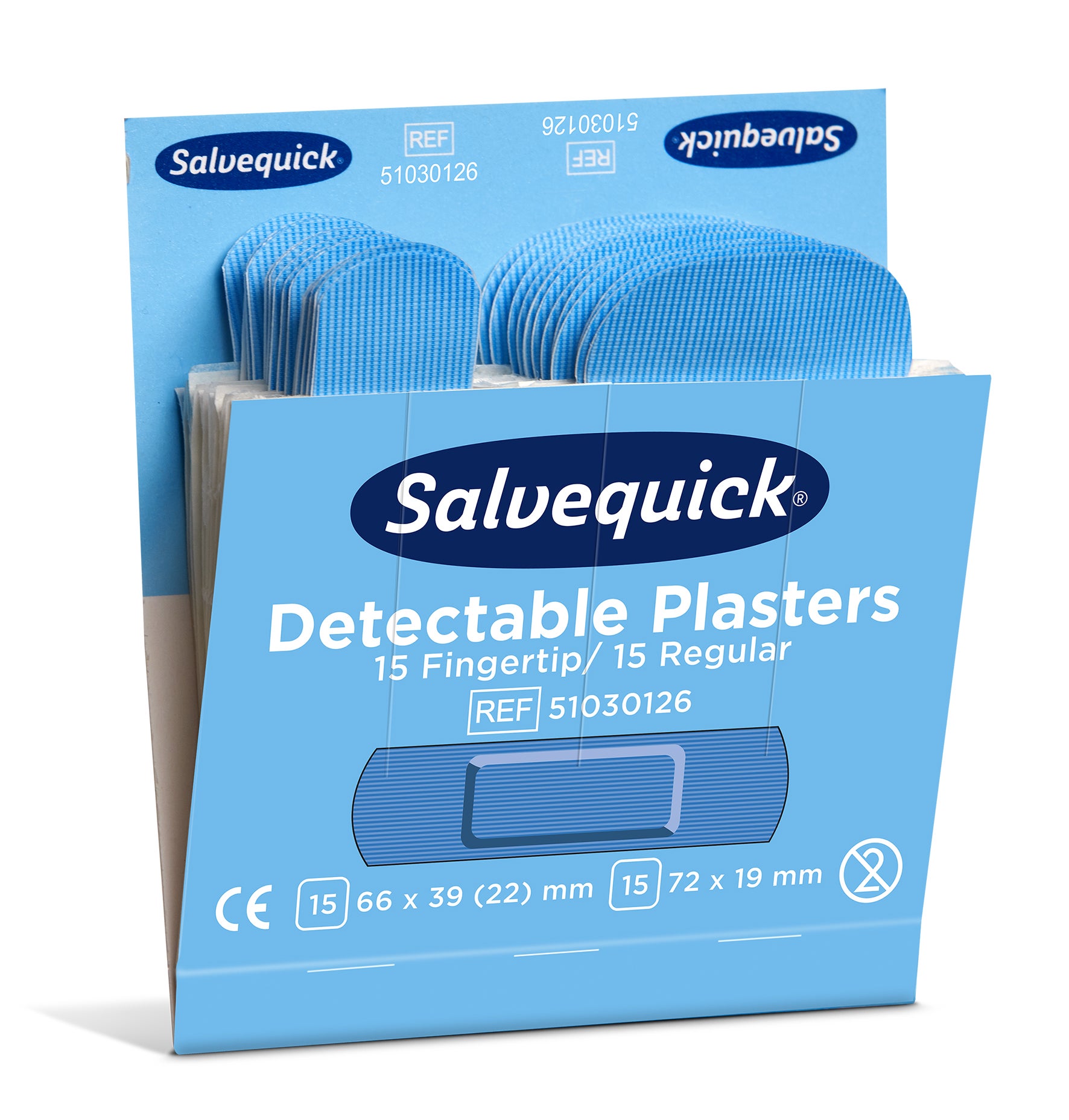 Plåsterrefill Detectable 6754 CAP 6 x 30 st/fp Fingertopp/Regular