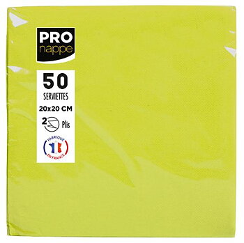 Servett PRONAPPE 20x20cm kiwi 50/fp