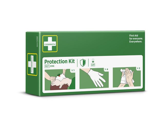 Skyddspaket med handskar 2596