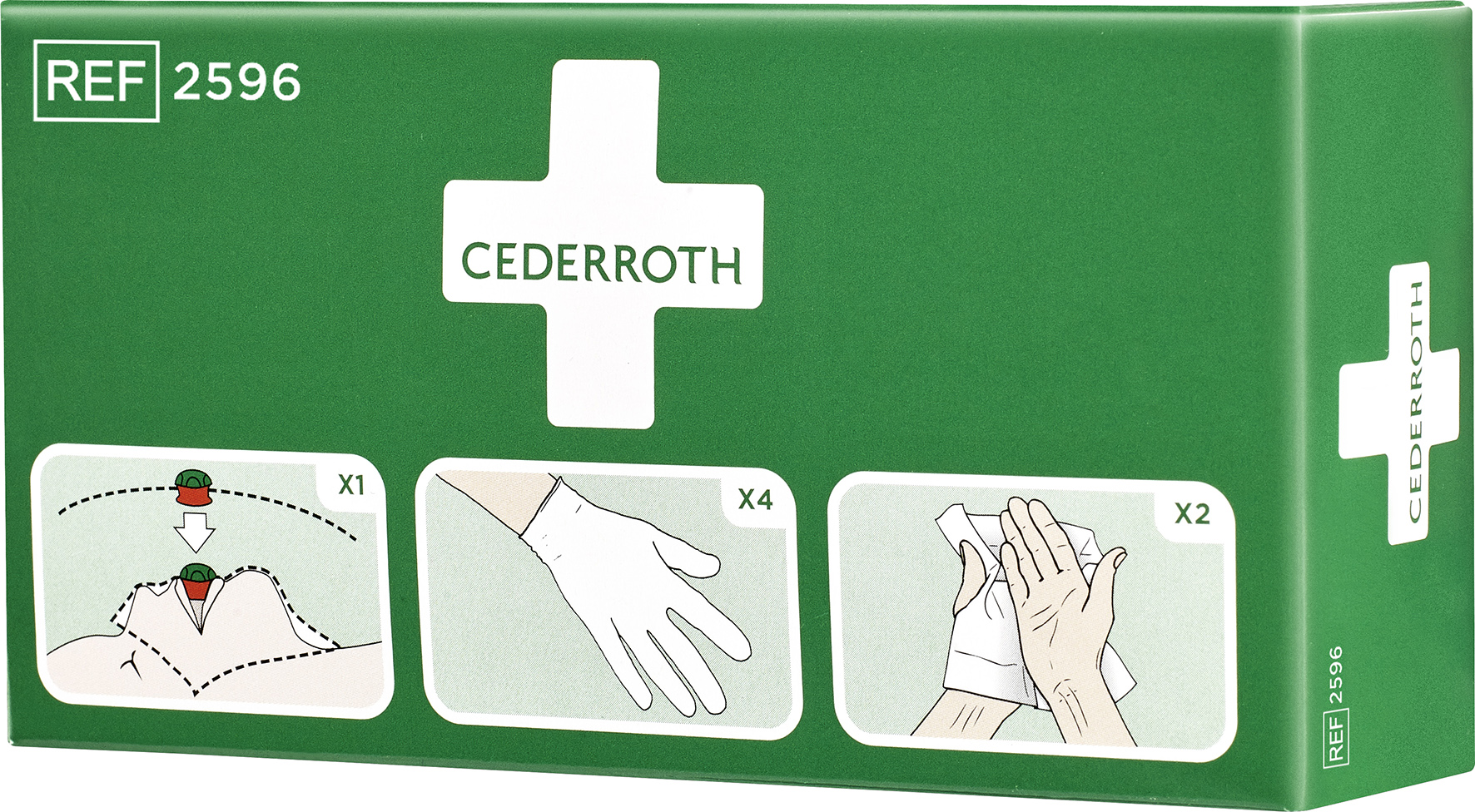 Skyddspaket med handskar 2596