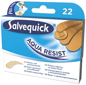 Plåster Salvequick Aqua 22/fp
