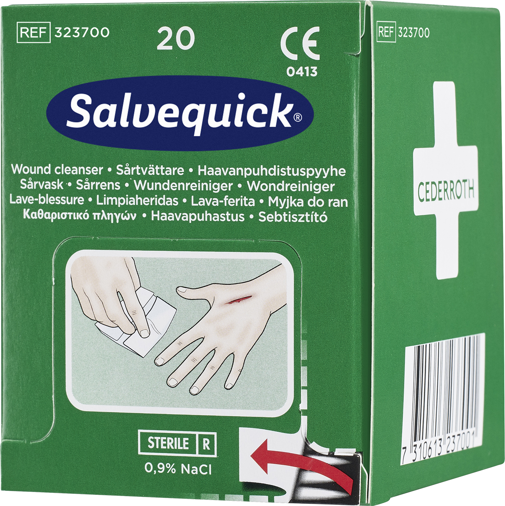 Sårtvättare Salvequick 20 st/ask