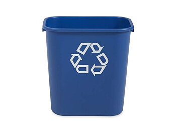 Papperskorg RUBBERMAID blå 26,6L