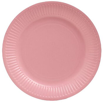 Tallrik PRONAPPE papper 23cm rosa 20/fp