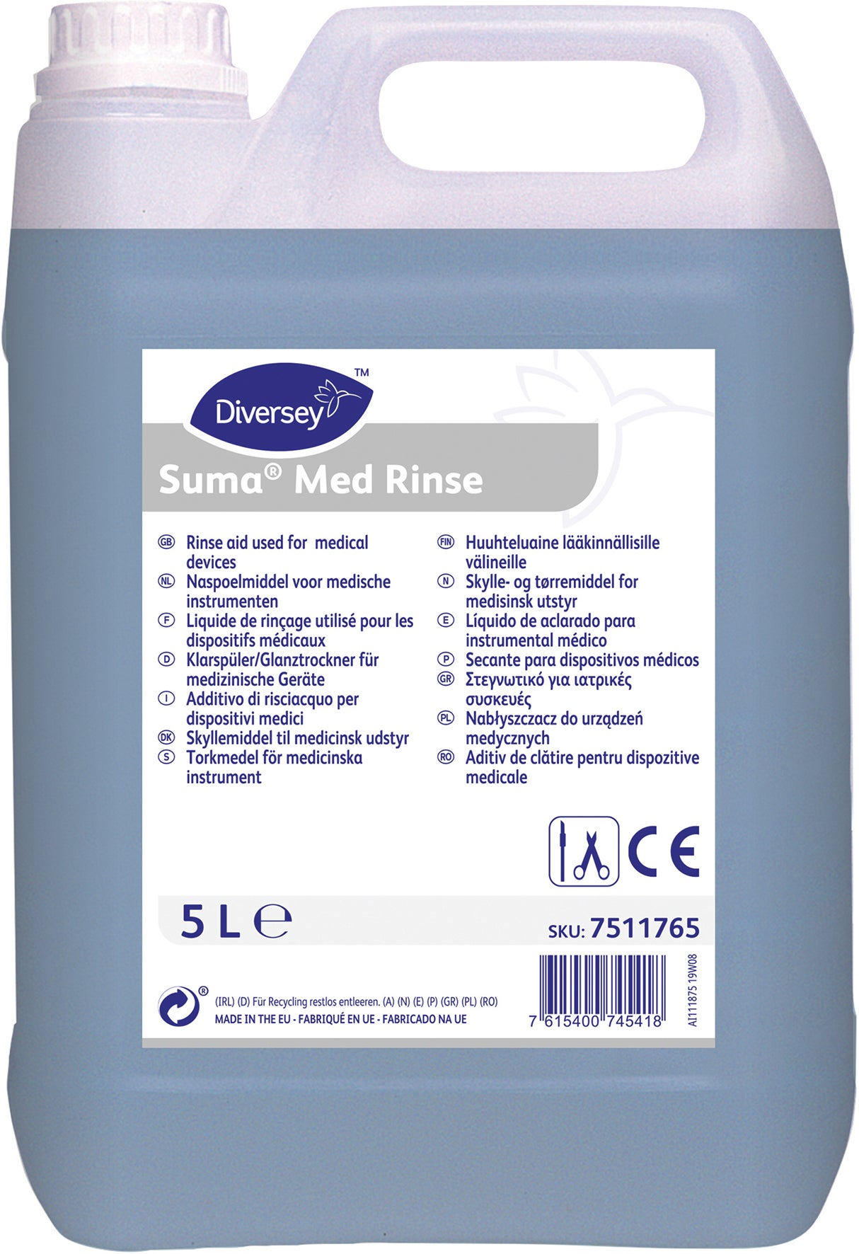 Torkmedel Suma Med Rinse 5 liter