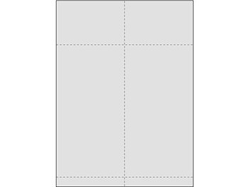 Transportetikett laser 105x297mm 500/fp