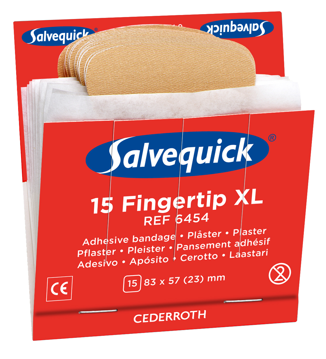 Fingertoppsplåster XL 6 x 15 st/fp 6454