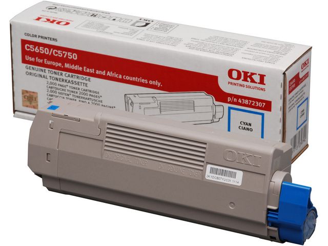Toner OKI C5650 2k cyan
